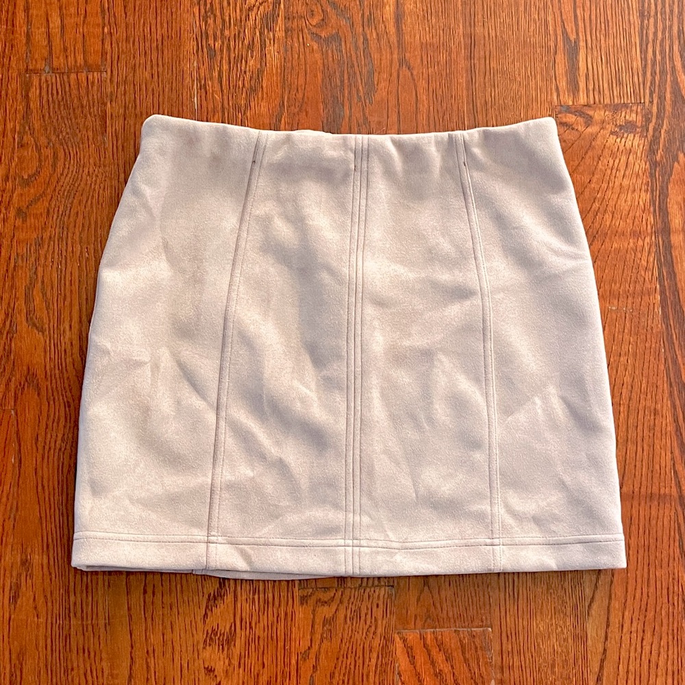 Pastel pink skirt